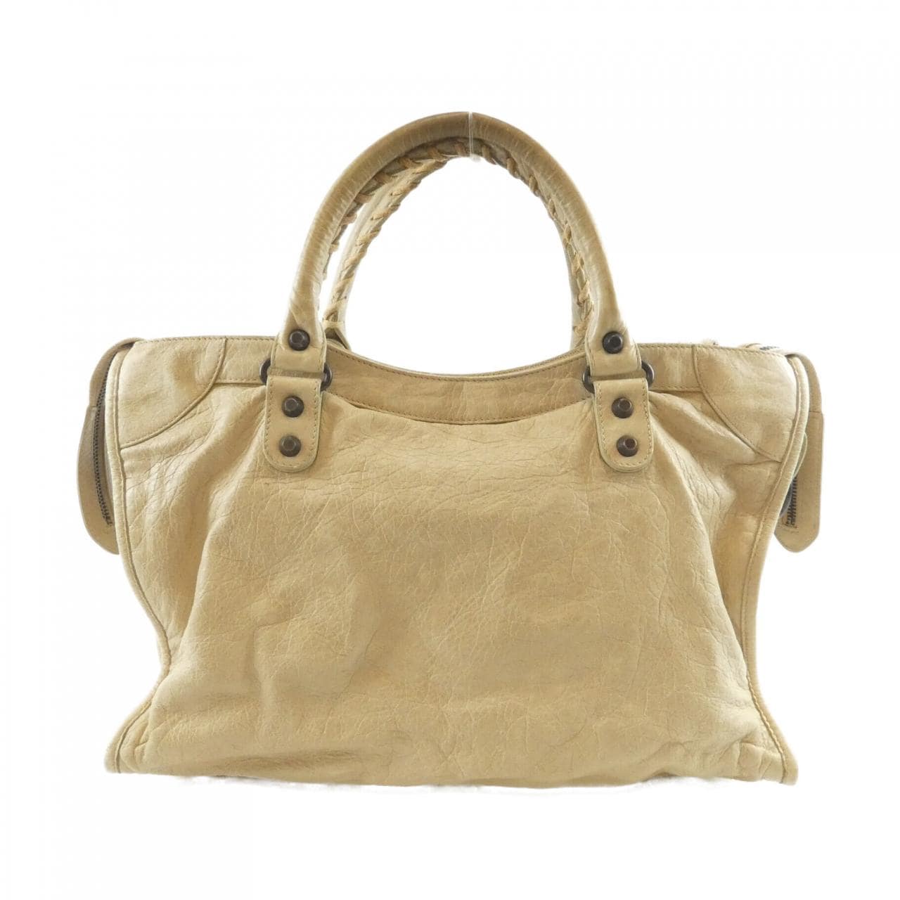 BALENCIAGA Le City 115748 D94JT Handbag Lambskin 2