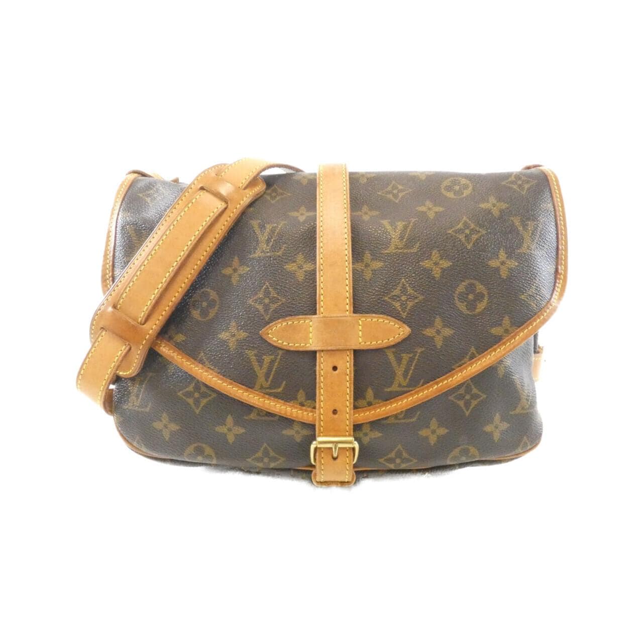 LOUIS VUITTON Saumur M42256 Shoulder Monogram