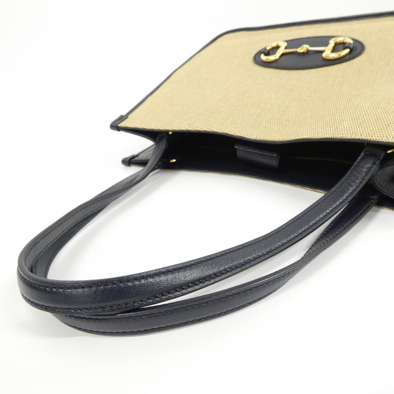 GUCCI Horsebit 1955 623694 H58GG 手提包 帆布 5