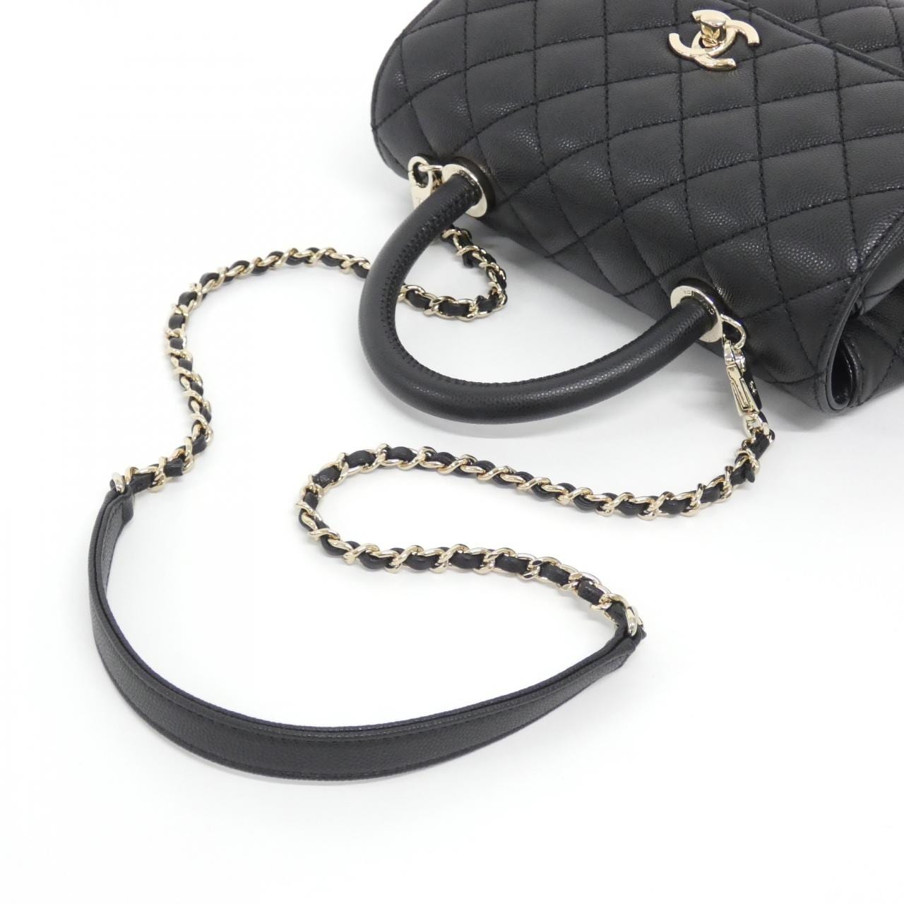 CHANEL Matelasse 92990 Handbag Grained Calfskin 5
