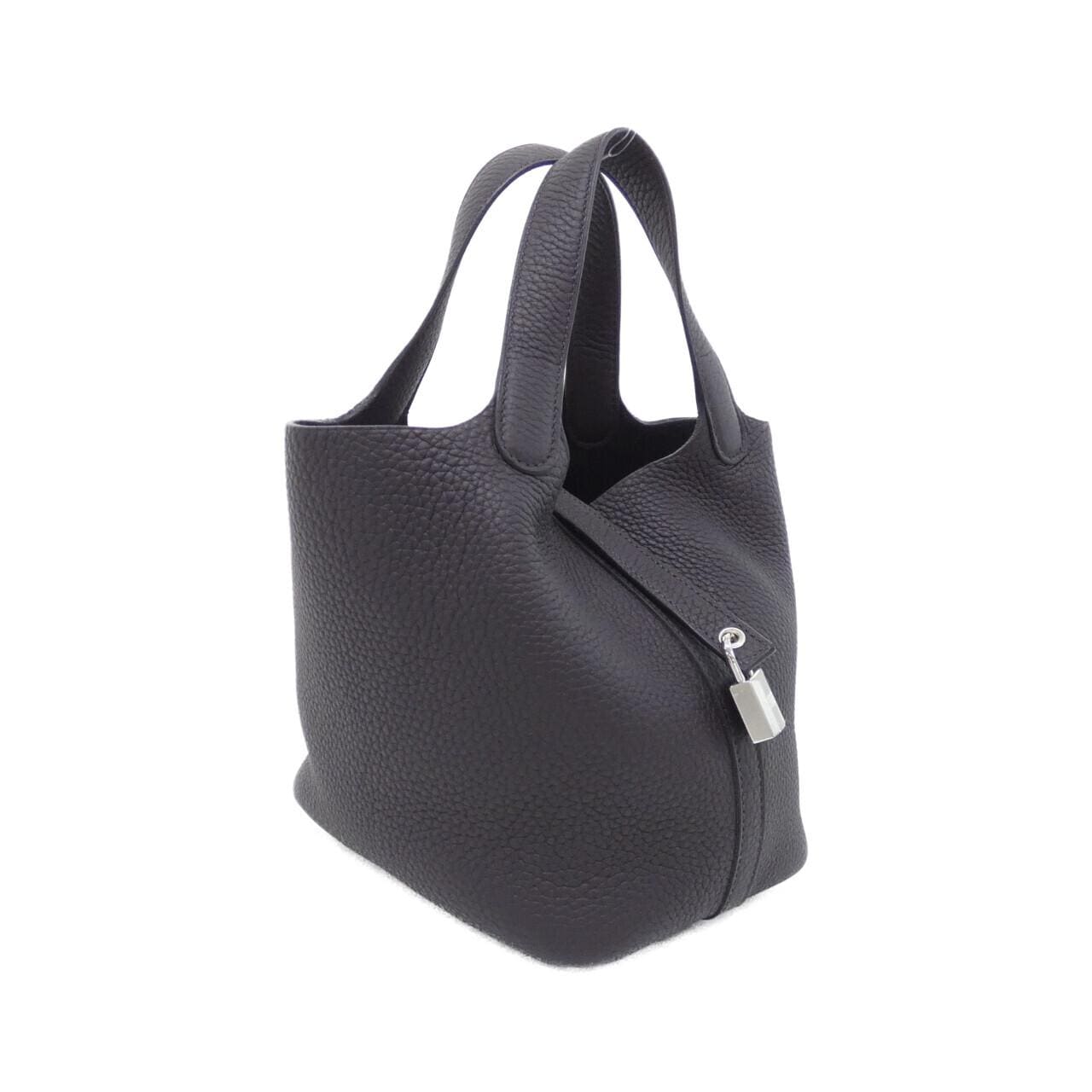 HERMES Picotin 056289CK Handbag Clemence