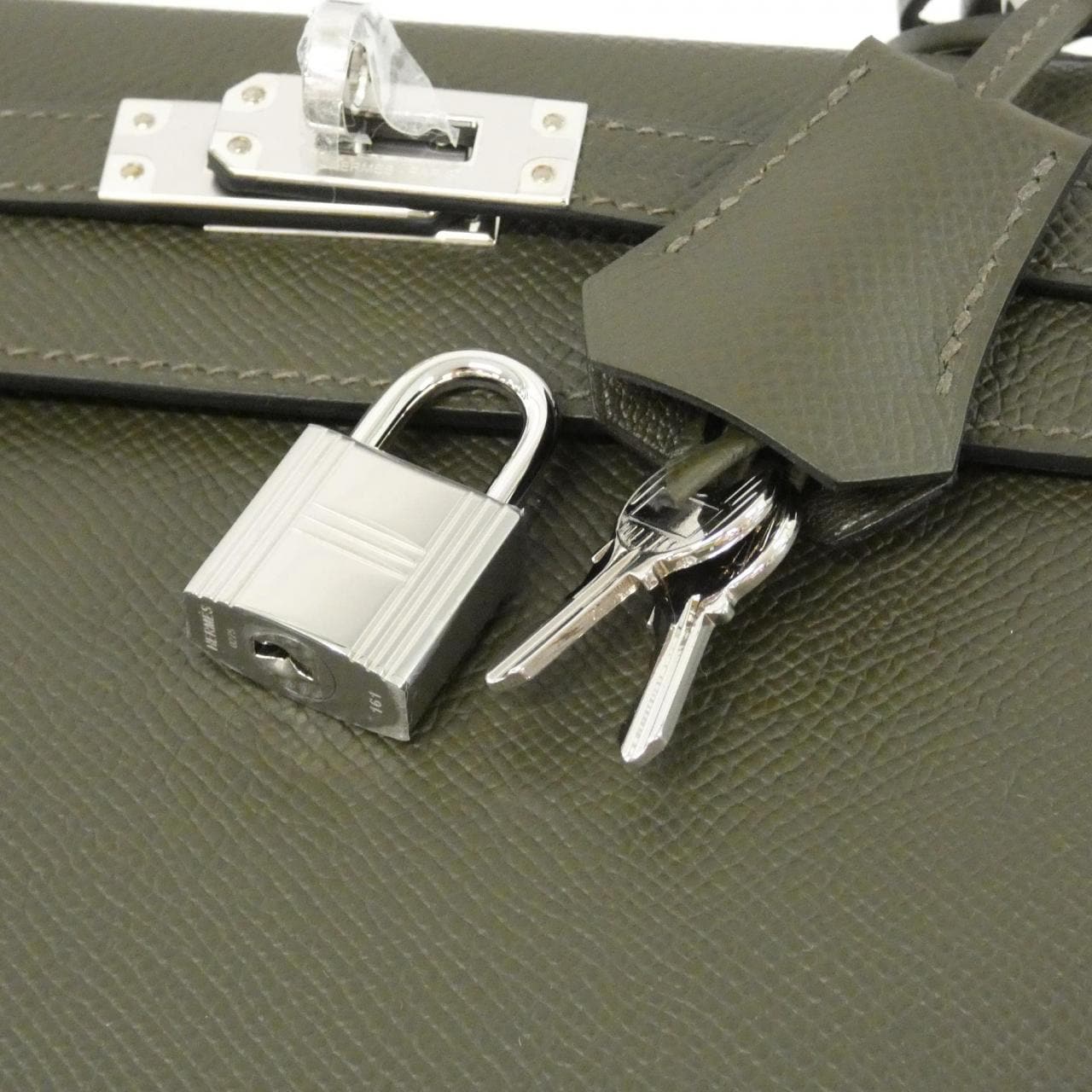 HERMES Kelly 038416CK Handbag Epsom 4