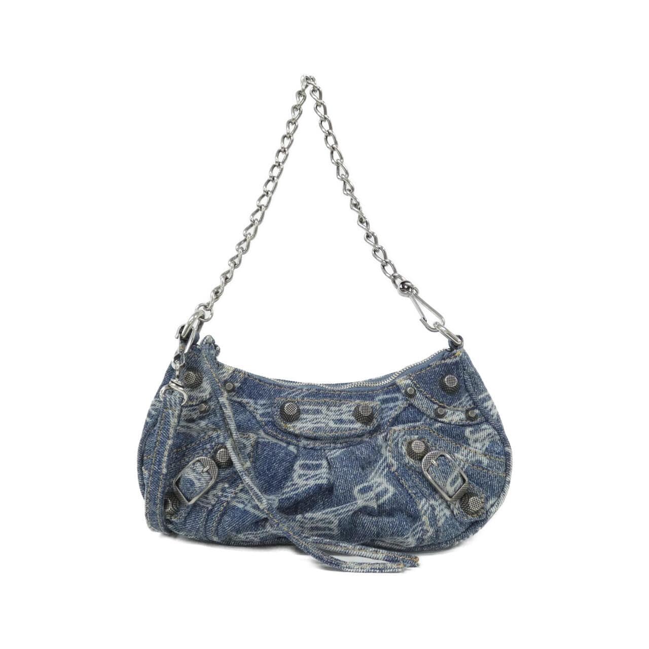 BALENCIAGA Le Cagole 695814 210E3 Shoulder Denim