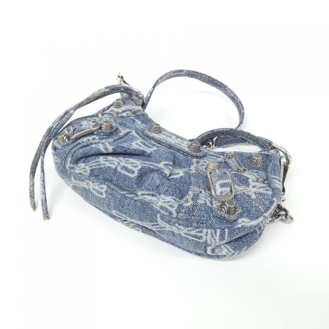 BALENCIAGA Le Cagole 695814 210E3 Shoulder Denim 3