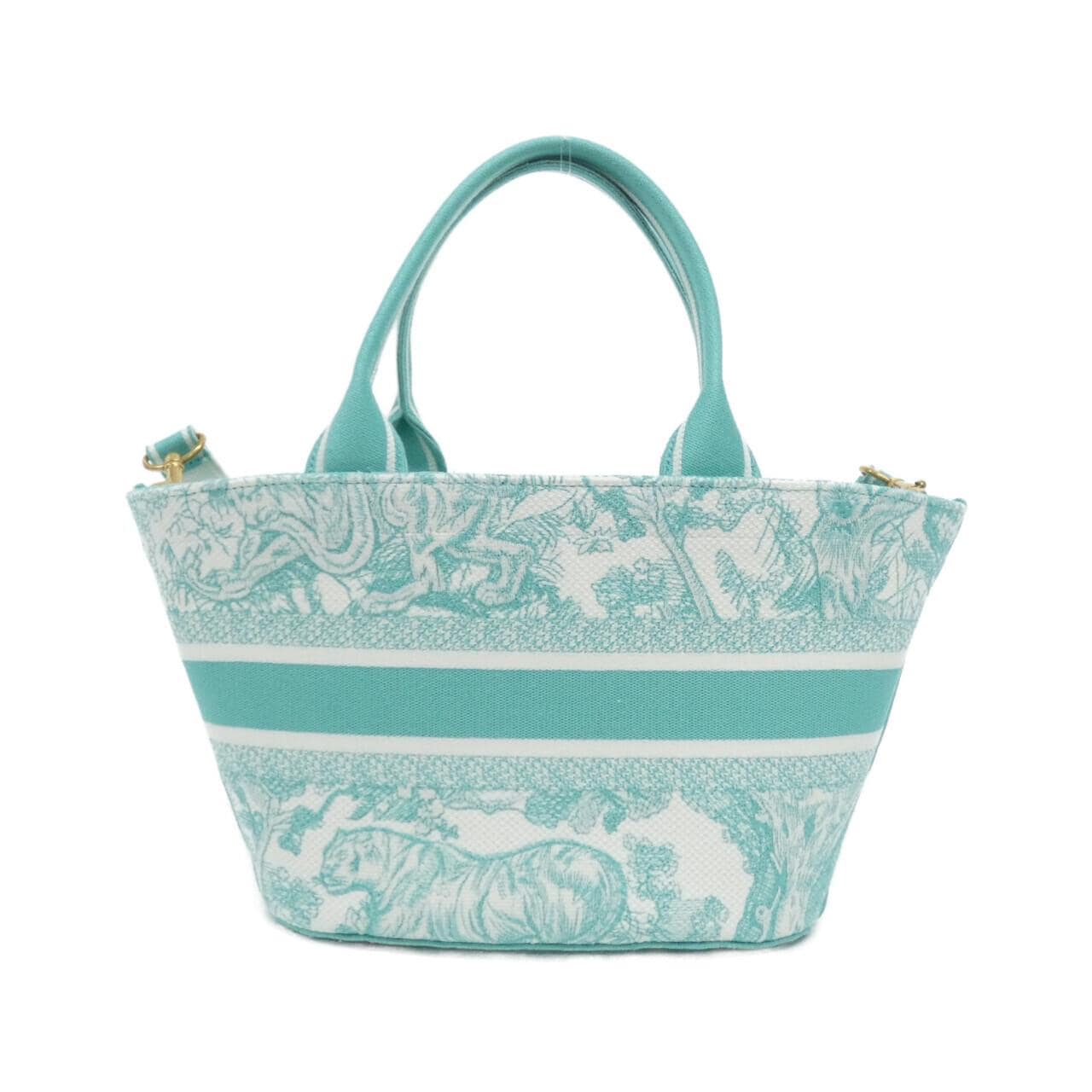 DIOR Book Tote M1328CTDT Handbag Canvas 2