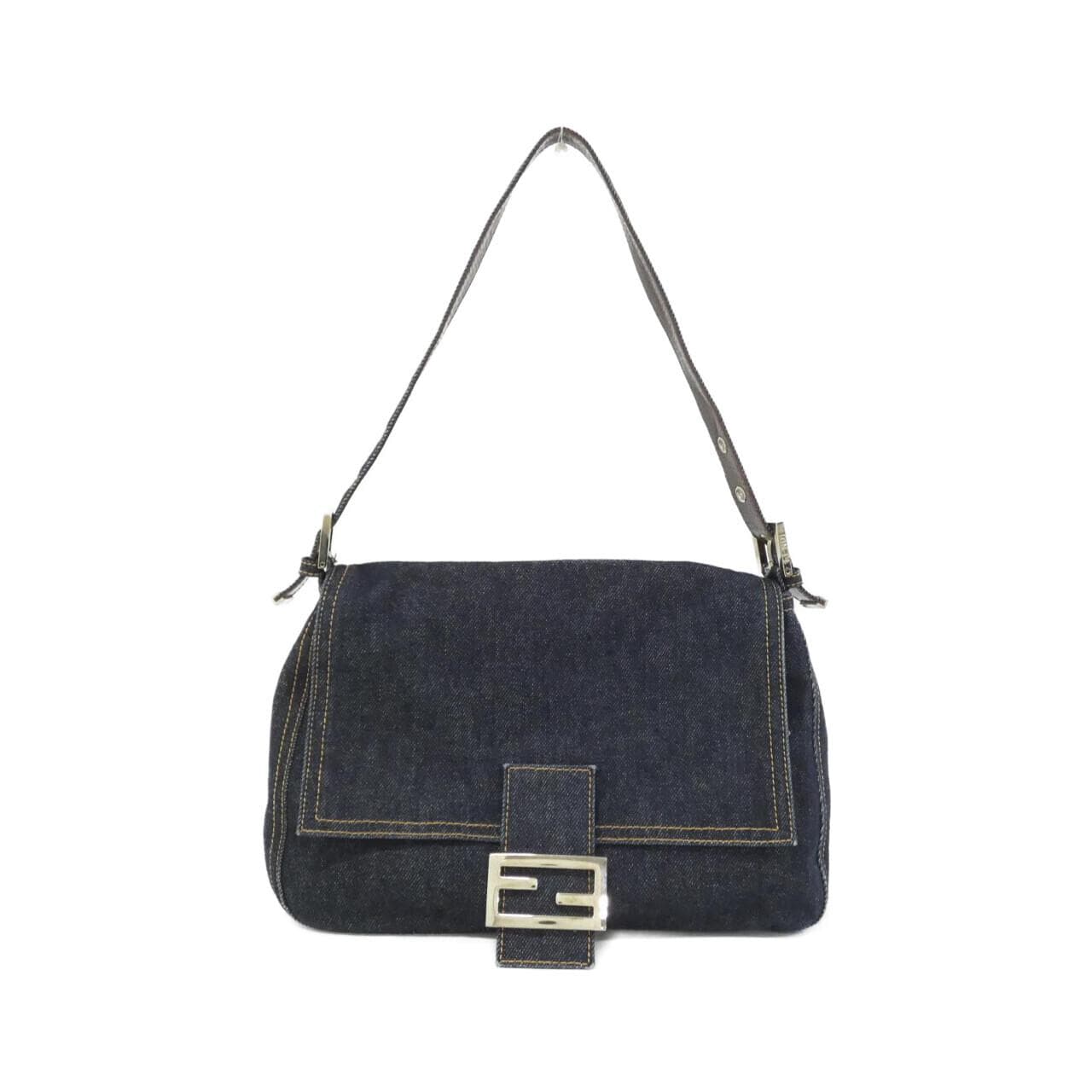 FENDI Baguette 26325 Shoulder Denim