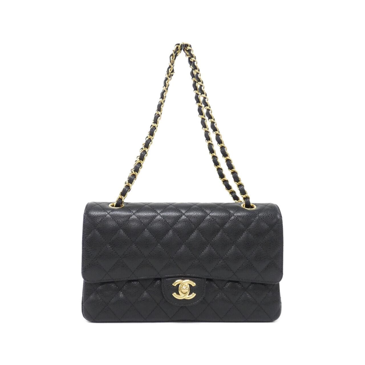 CHANEL Matelasse 1112 Shoulder Grained Calfskin
