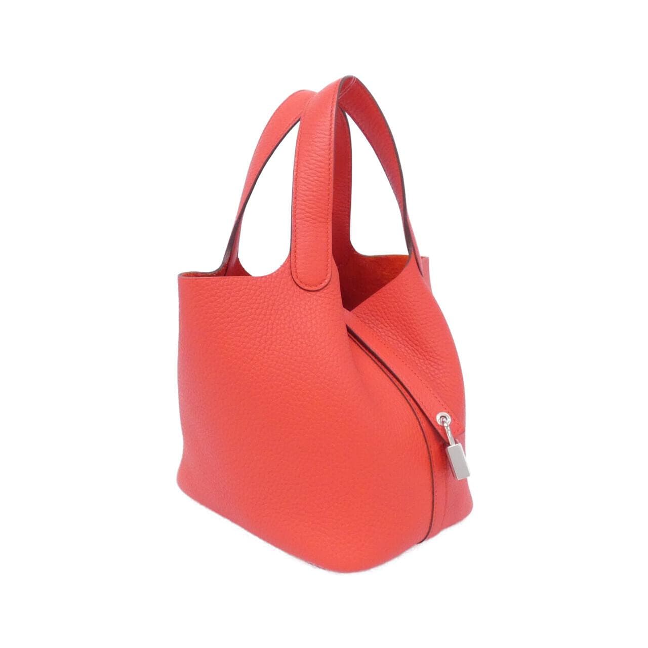 HERMES Picotin 056289CK Handbag Clemence