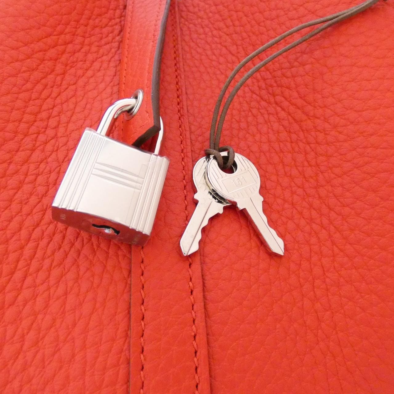 HERMES Picotin 056289CK Handbag Clemence 3