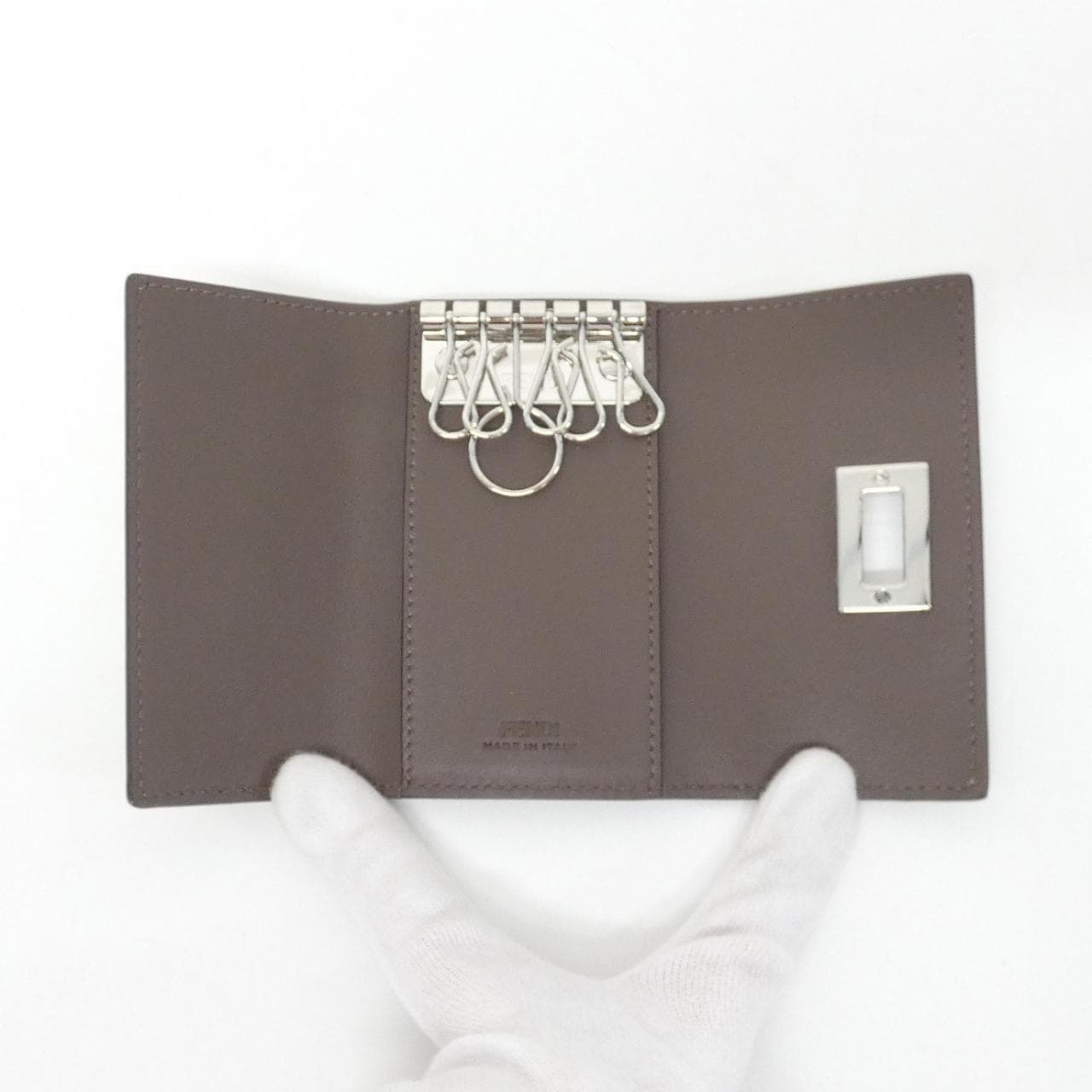 FENDI Peekaboo 8AP159 A91B Key Case 4