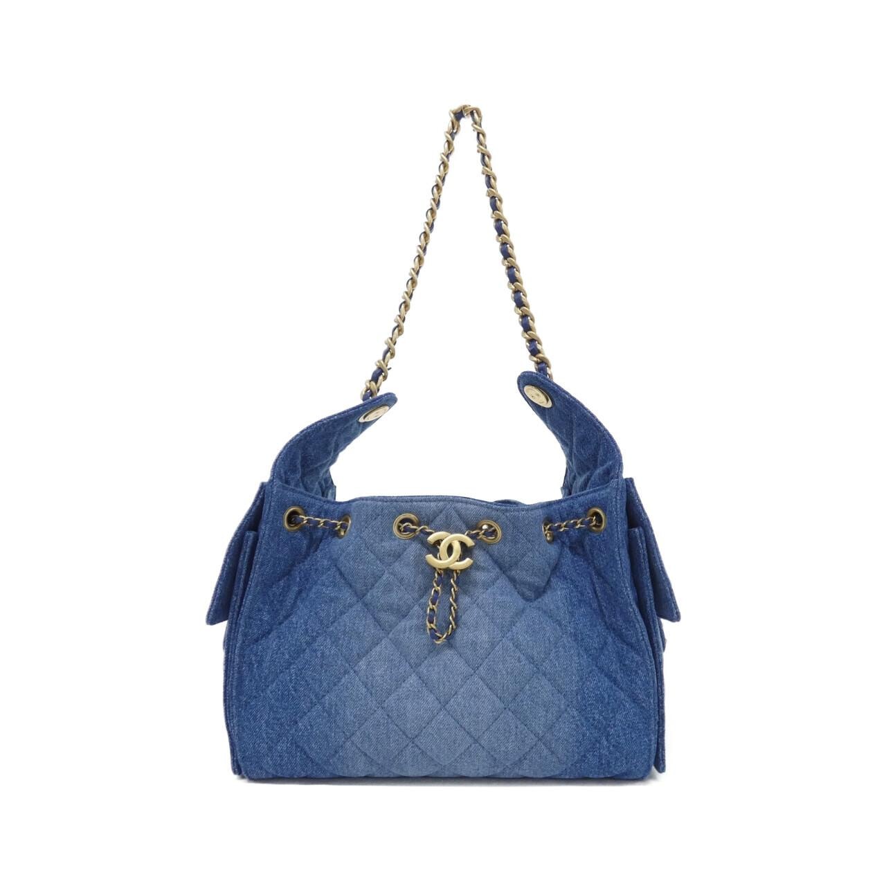 CHANEL AS5293 肩背包 牛仔布
