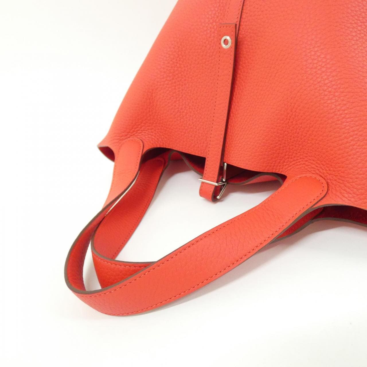 HERMES Picotin 060991CK Handbag Clemence 4