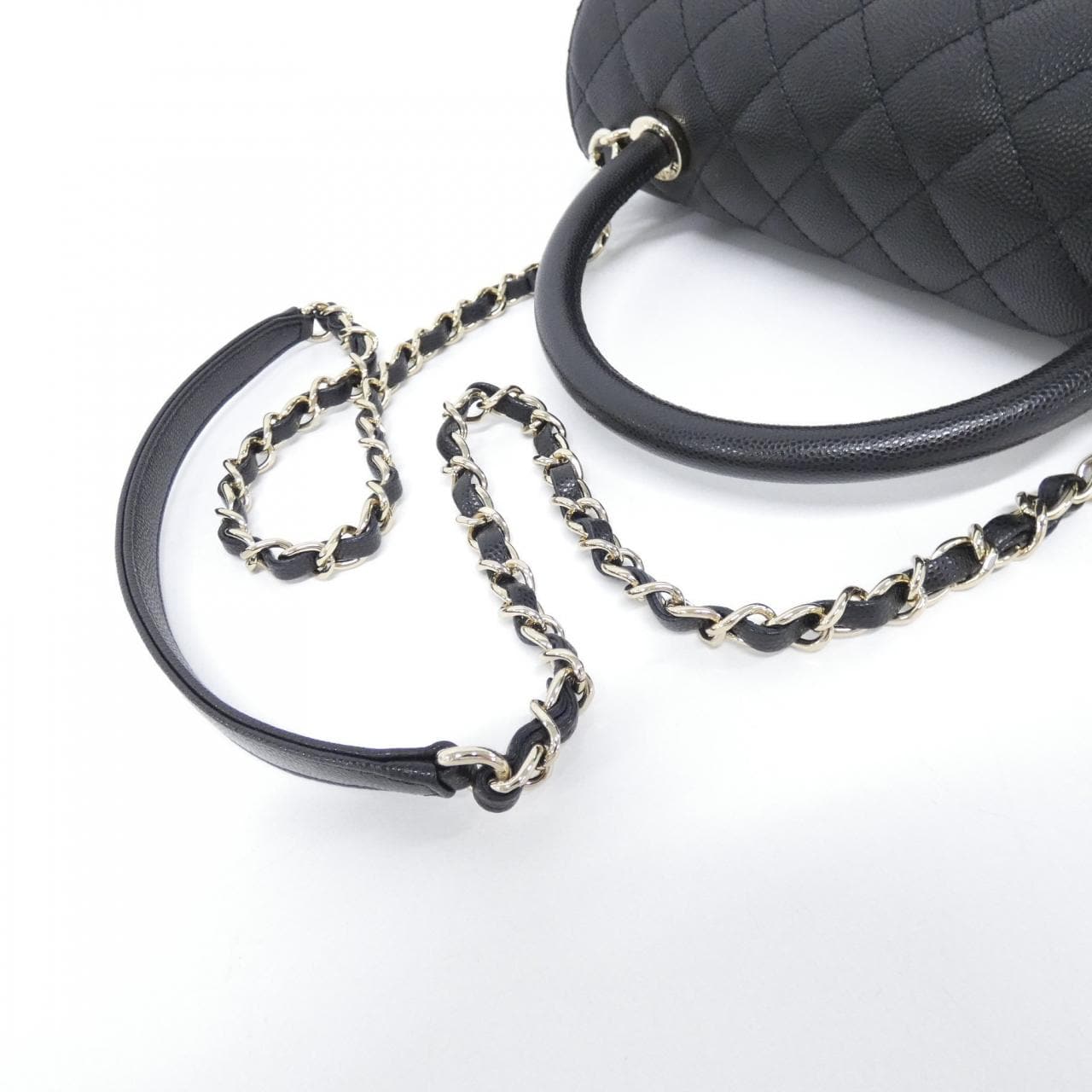CHANEL Matelasse 92991 Handbag Grained Calfskin 5