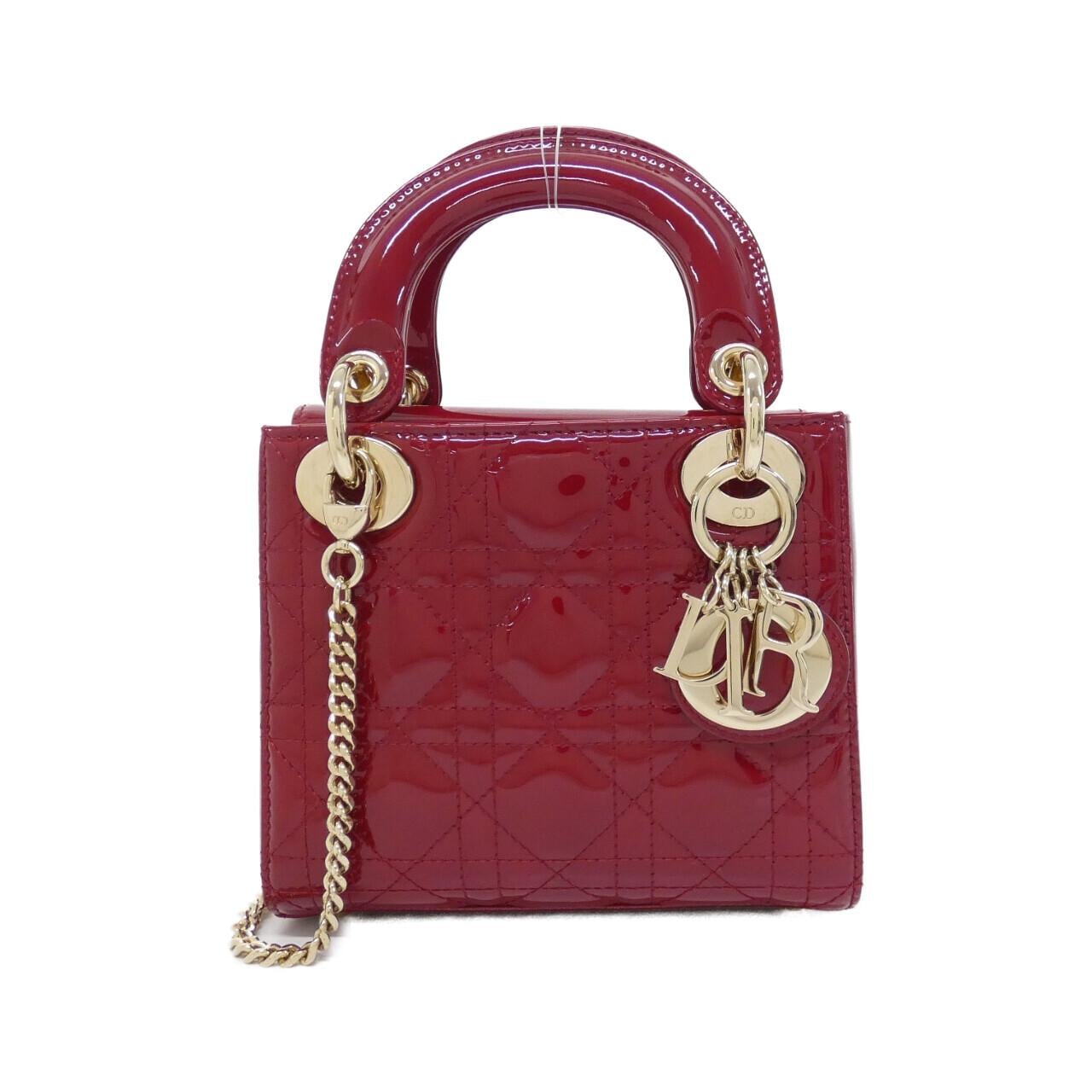 DIOR Lady Dior M0505OWCB Handbag Patent Leather