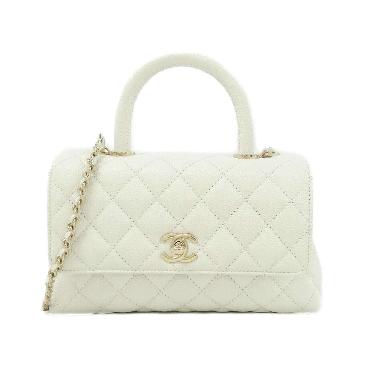 CHANEL Matelasse 92990 Handbag Grained Calfskin