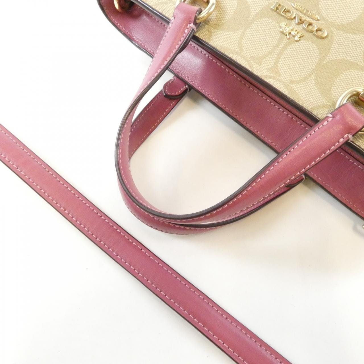 COACH CA613 手提包 帆布 5