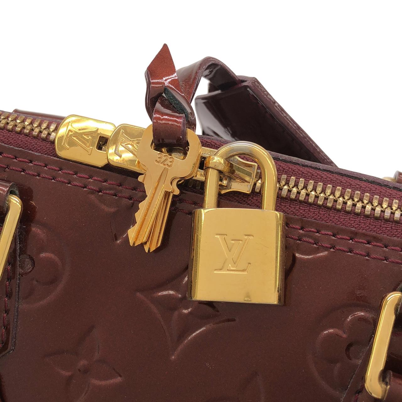 LOUIS VUITTON Alma M91691 Handbag Vernis 3