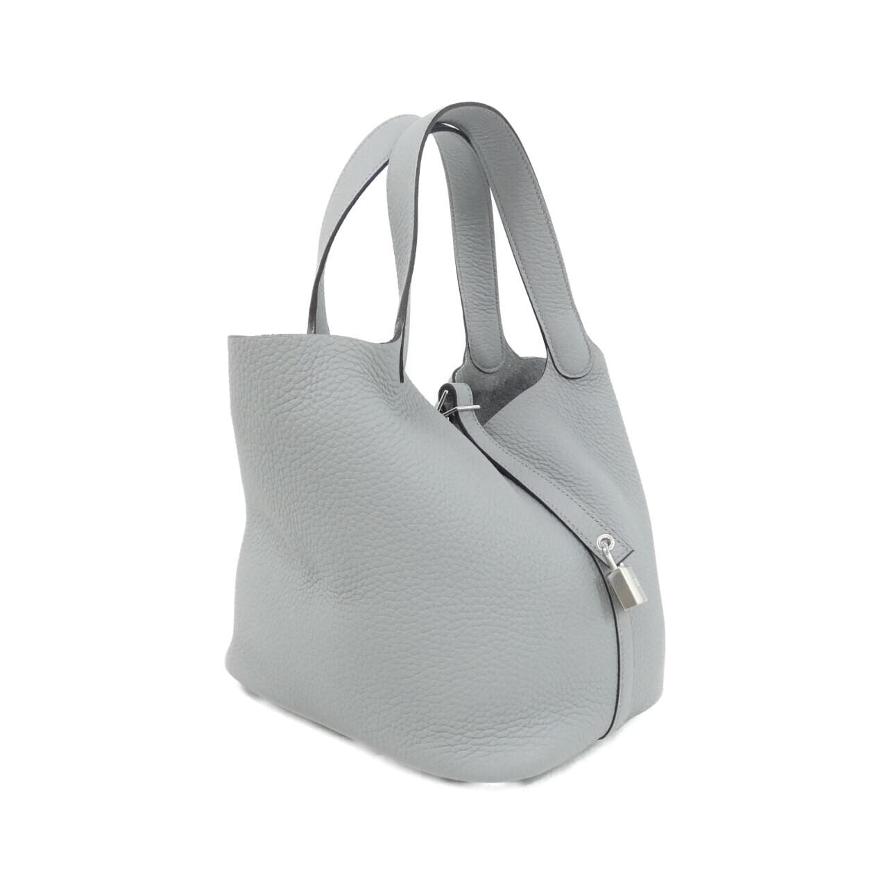 HERMES Picotin 060991CK Handbag Clemence