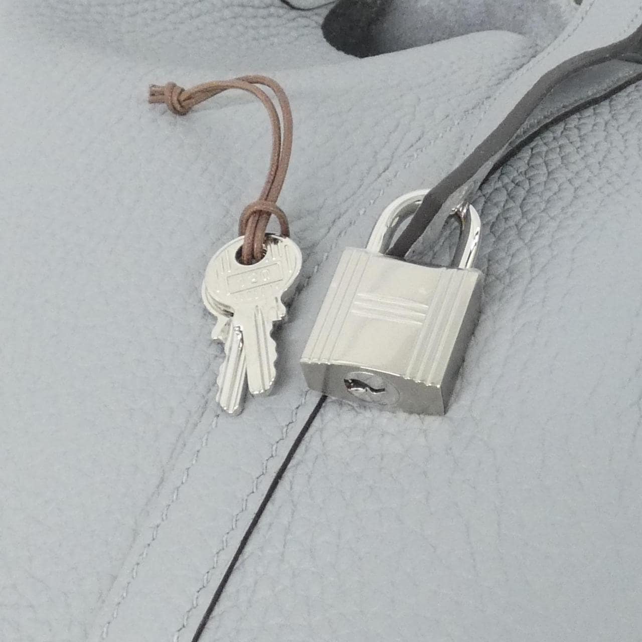 HERMES Picotin 060991CK Handbag Clemence 3