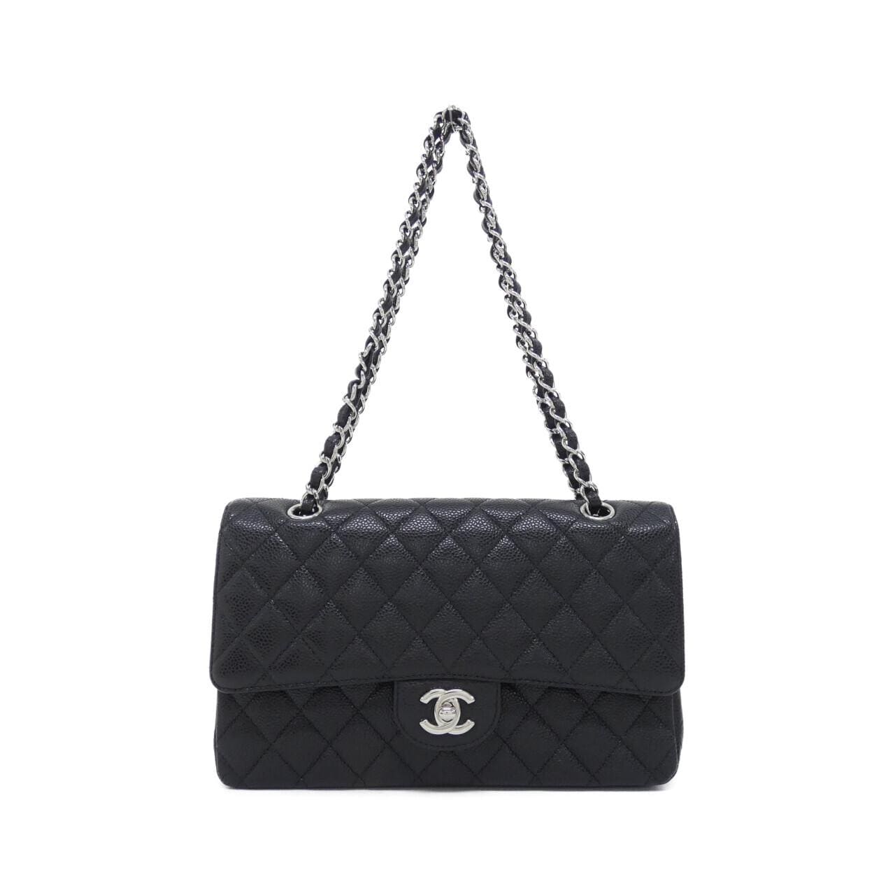 CHANEL Matelasse 1112 Shoulder Grained Calfskin