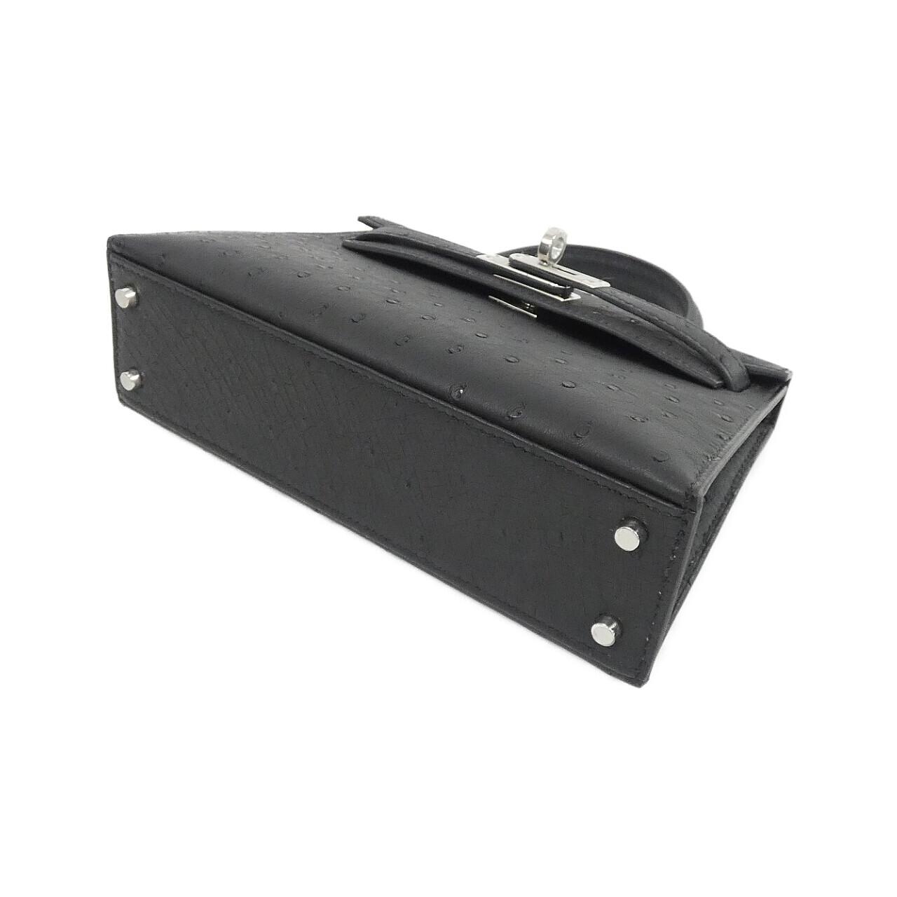 HERMES Kelly 087998CK Handbag Ostrich 3