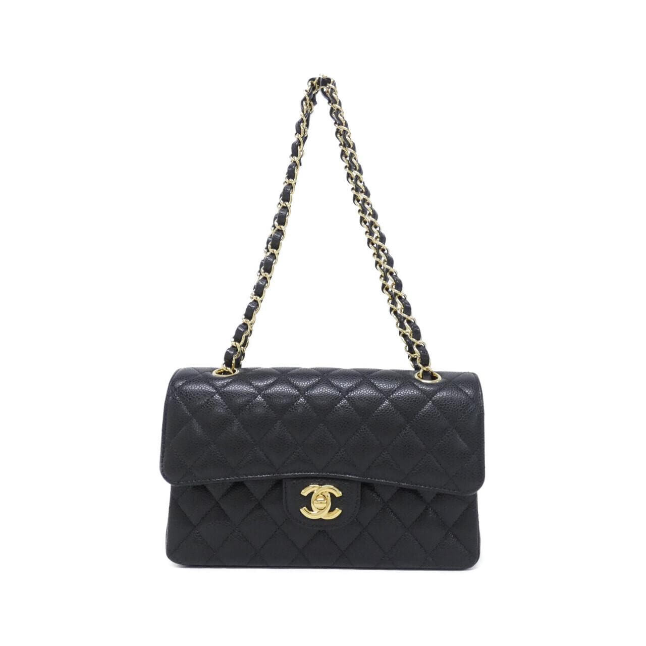 CHANEL Matelasse 1113 Shoulder Grained Calfskin