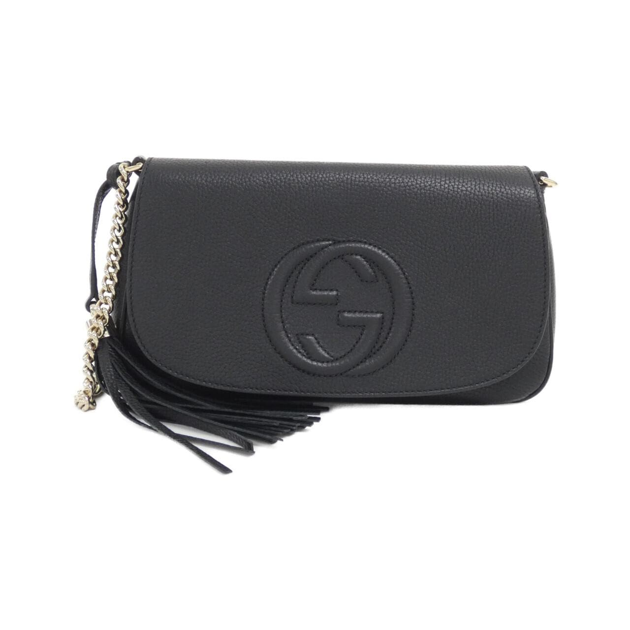 GUCCI 536224 A7M0G Shoulder Leather