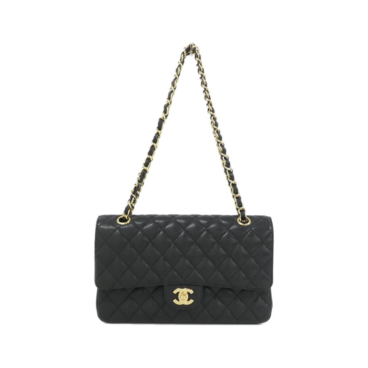 CHANEL Matelasse 1112 Shoulder Grained Calfskin