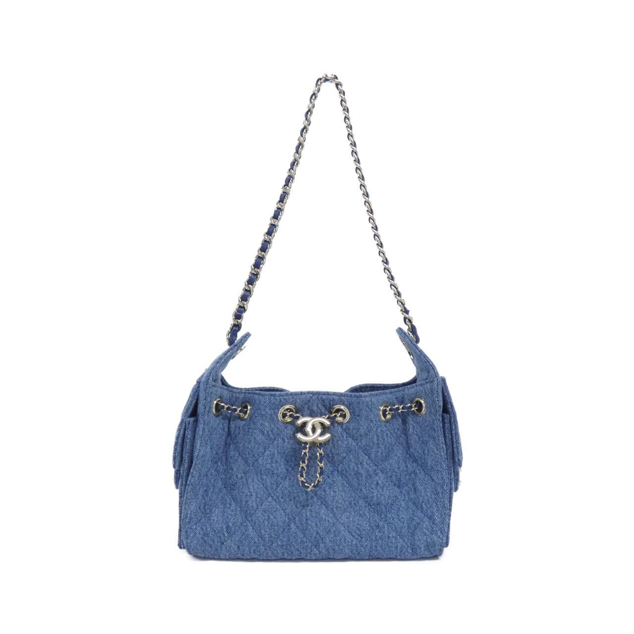 CHANEL AS5631 肩背包 牛仔布