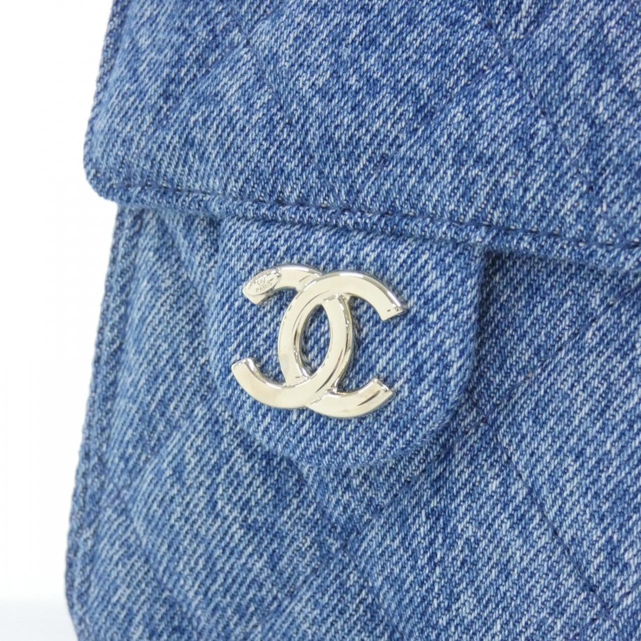 CHANEL AS5631 Shoulder Denim 4