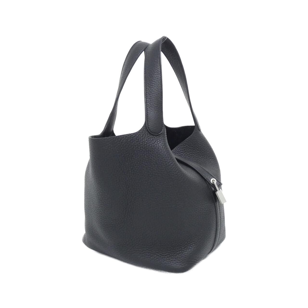HERMES Picotin 060991CK Handbag Clemence