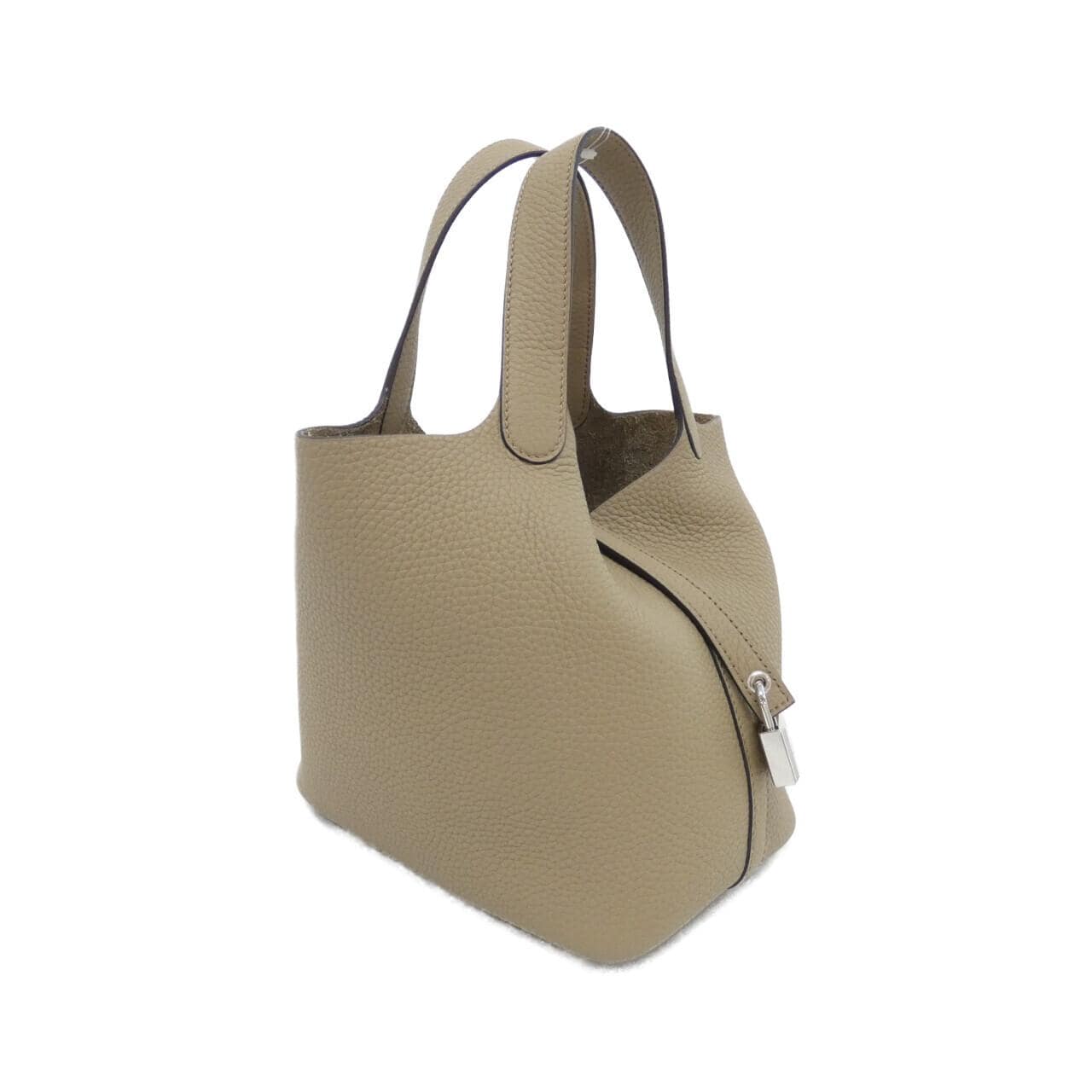 HERMES Picotin 056289CK Handbag Clemence