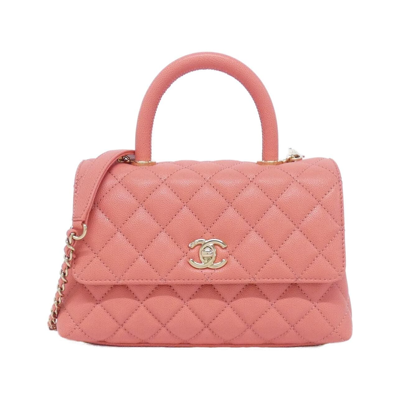 CHANEL Matelasse 92990 Handbag Grained Calfskin
