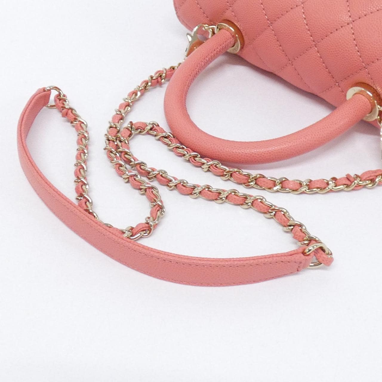 CHANEL Matelasse 92990 Handbag Grained Calfskin 5