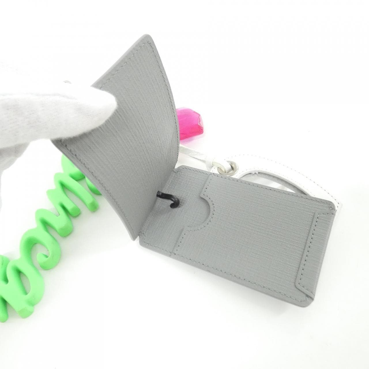 BALENCIAGA 793474 2AA8Q Key Case Lambskin 5