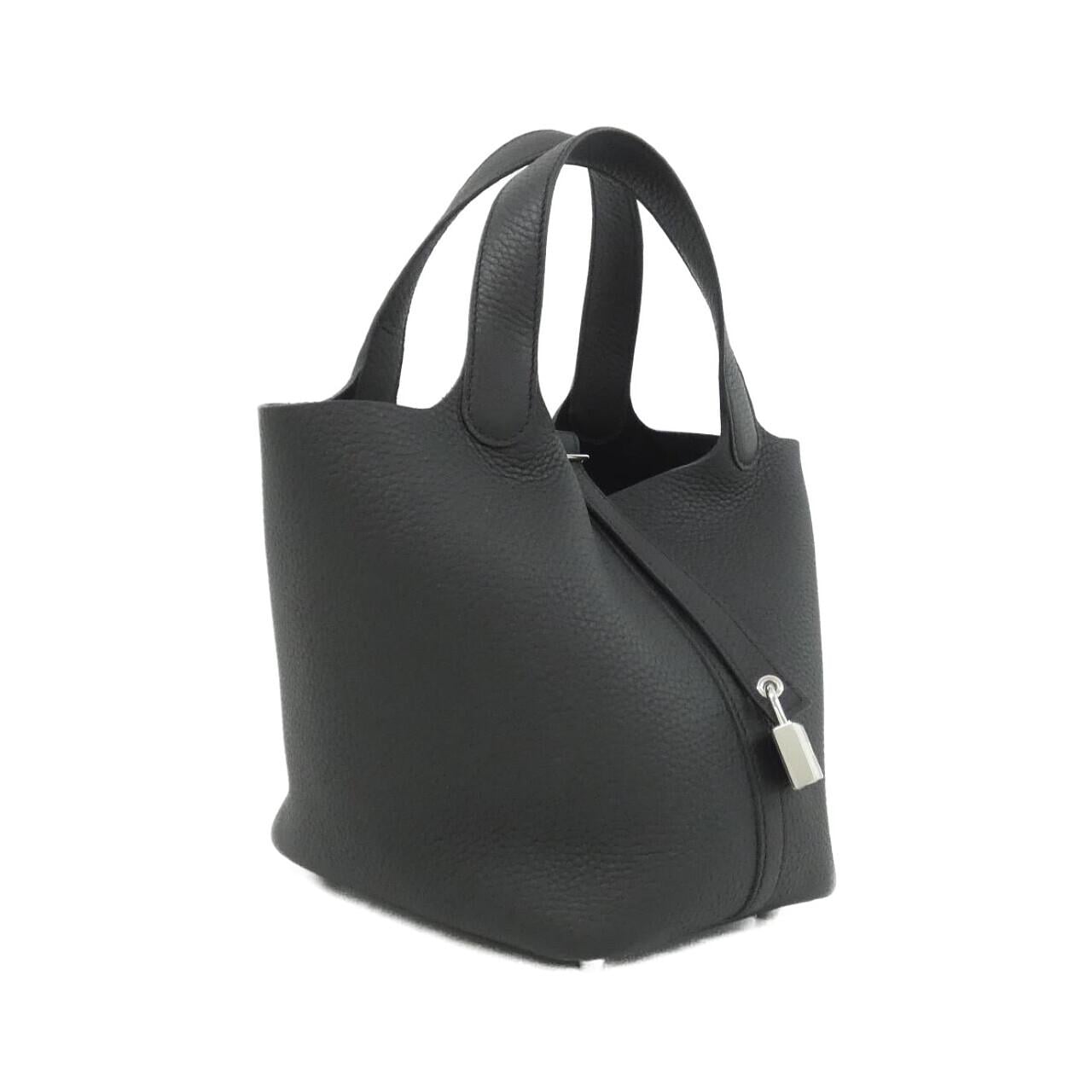 HERMES Picotin 056289CK Handbag Clemence