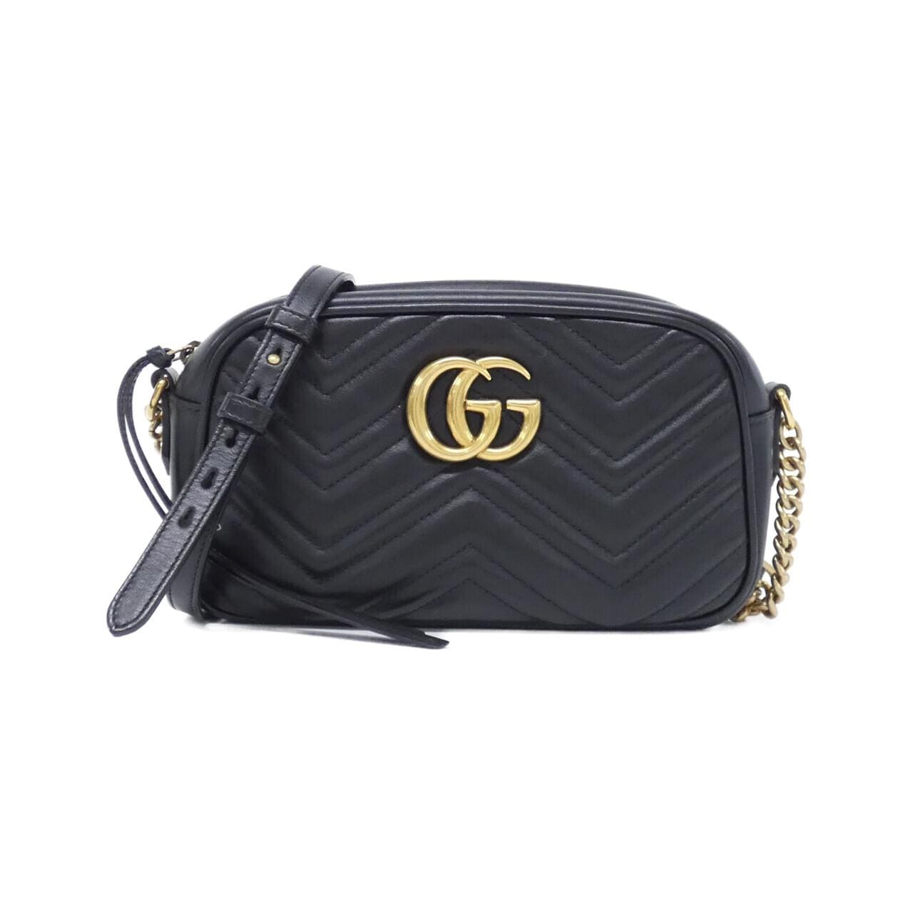GUCCI Marmont 447632 DTD1T Shoulder Leather