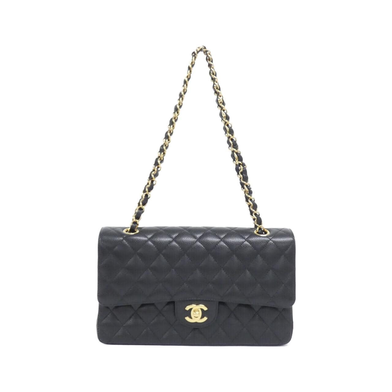 CHANEL Matelasse 1112 Shoulder Grained Calfskin