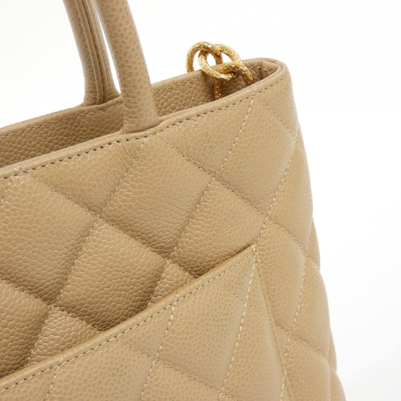 CHANEL Matelasse 1804 Handbag Grained Calfskin 4