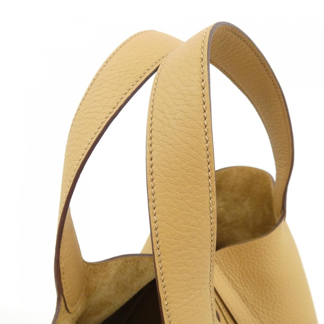 HERMES Picotin 060991CK Handbag Clemence 4