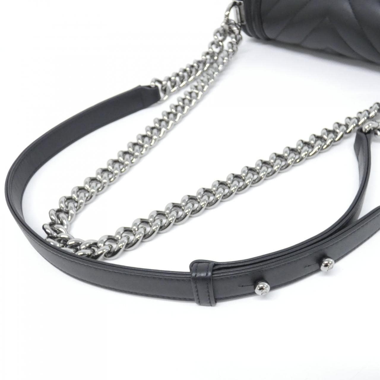 CHANEL Boy Chanel 67085 Shoulder Lambskin 5