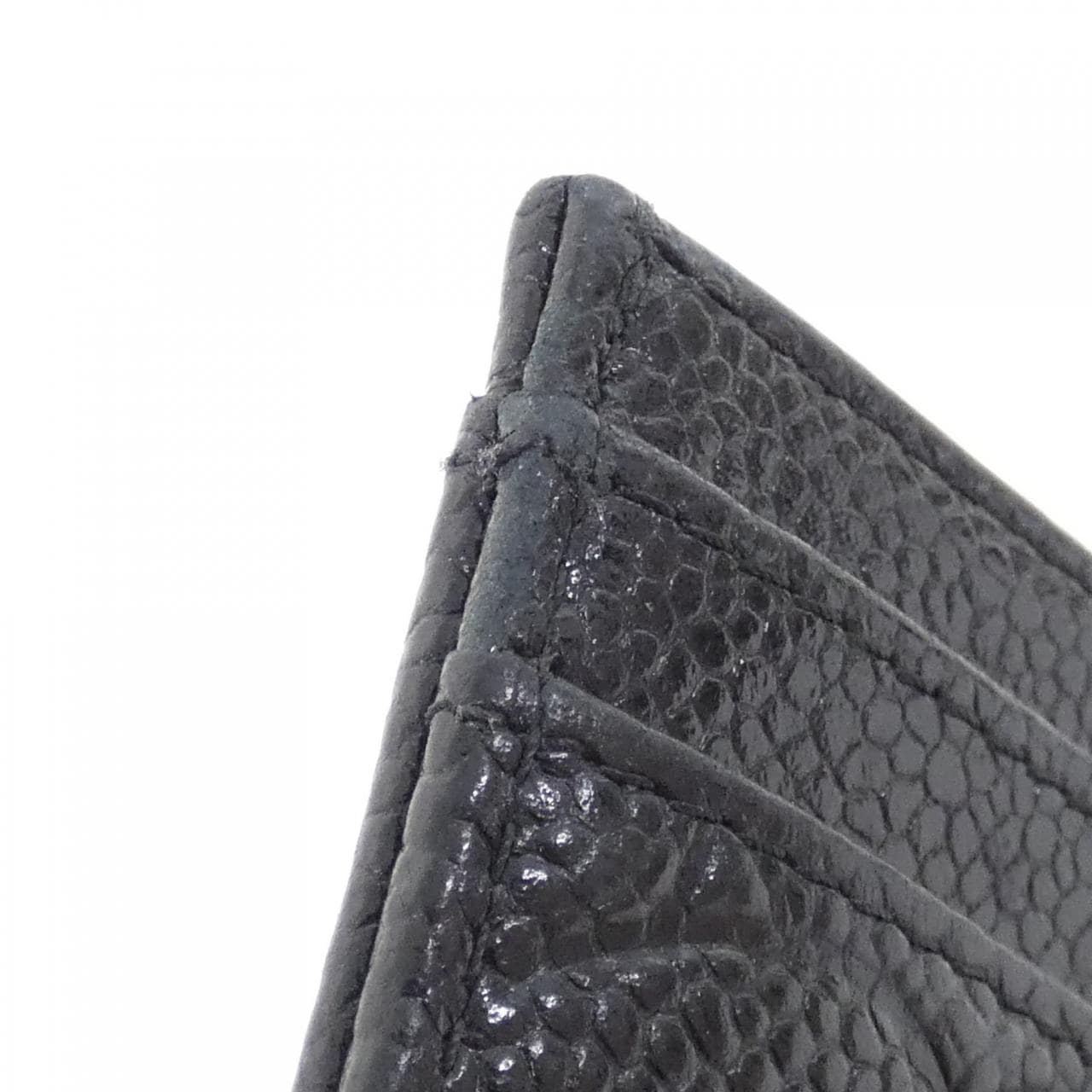 CHANEL 82286 Card Case Grained Calfskin 5