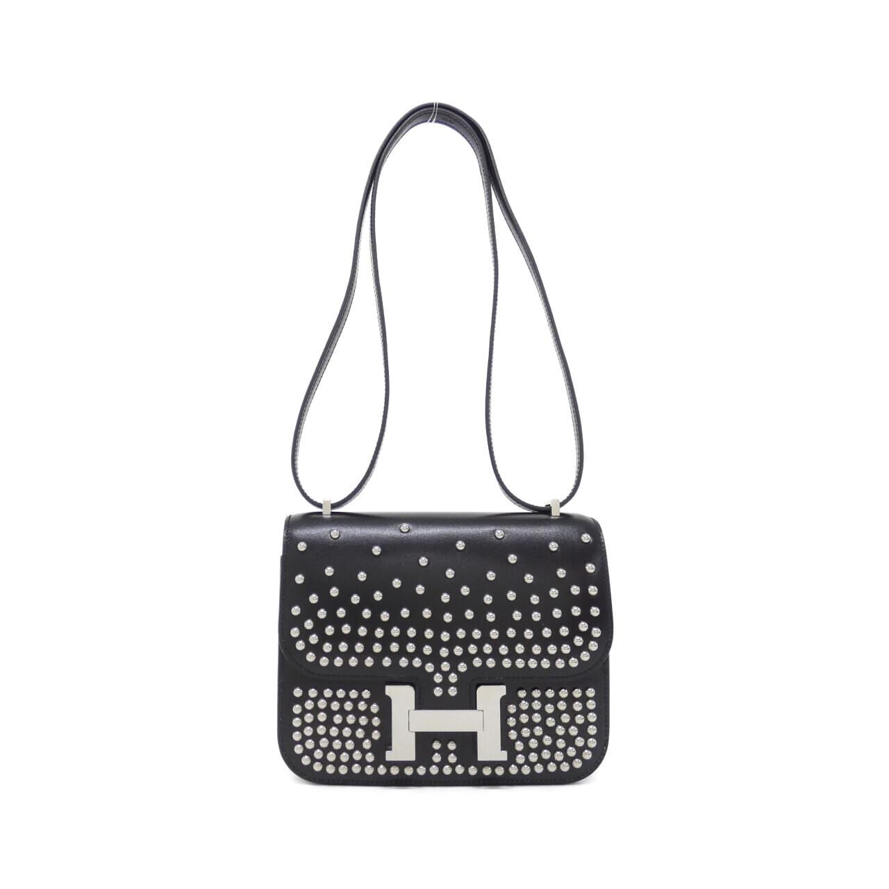 HERMES Constance 084952CK Shoulder Box Calf