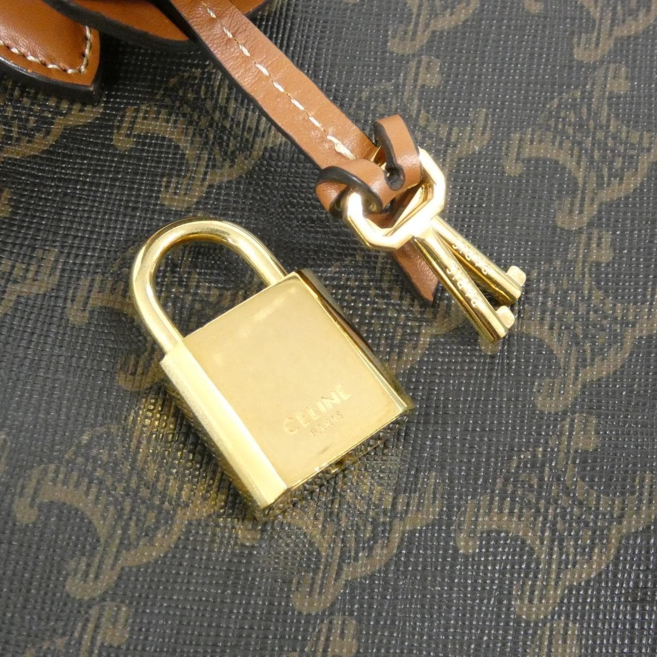 CELINE Cabas 199742BZJ Handbag Canvas 3