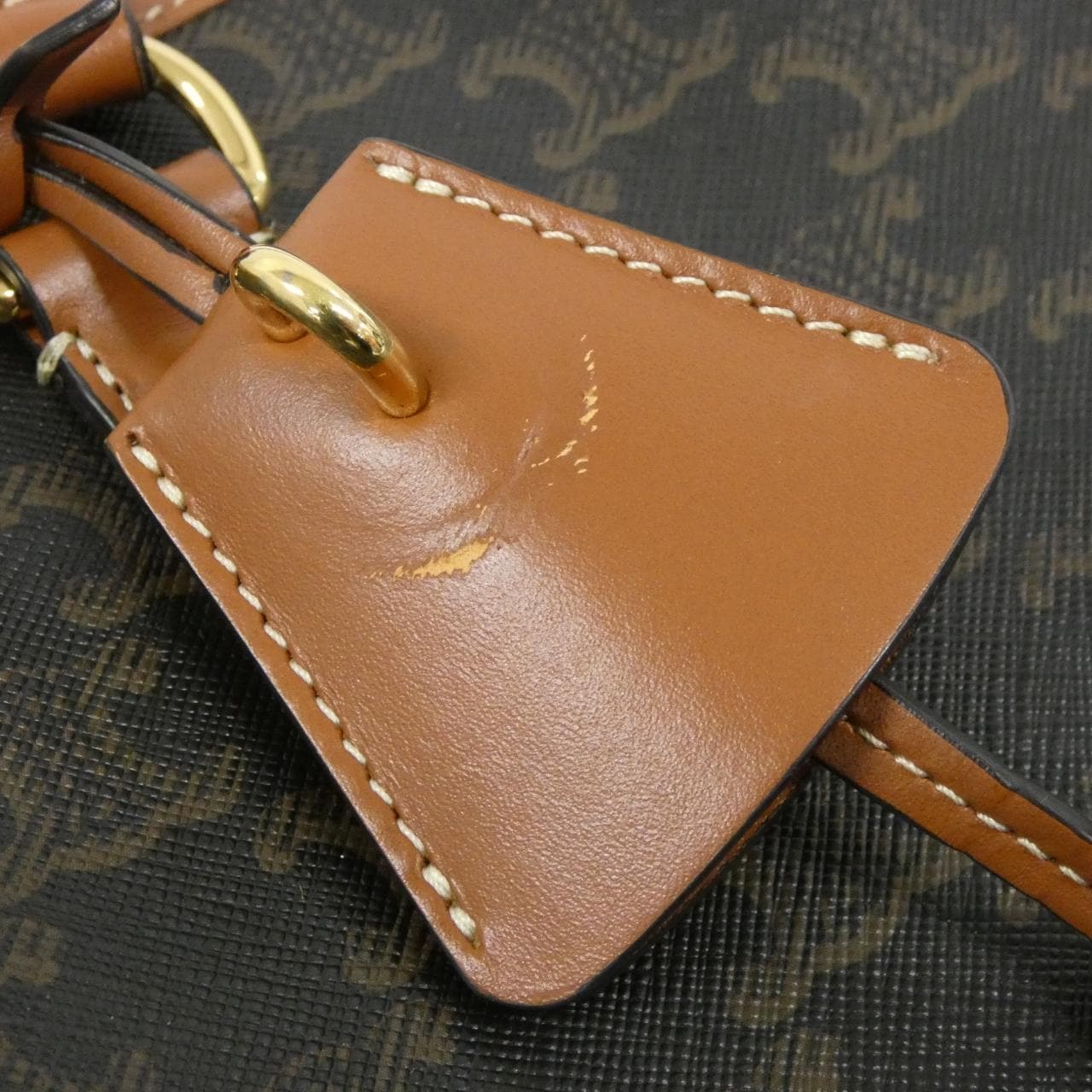 CELINE Cabas 199742BZJ Handbag Canvas 4