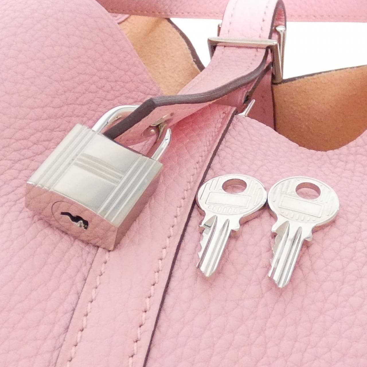HERMES Picotin 056289CK Handbag Clemence 3