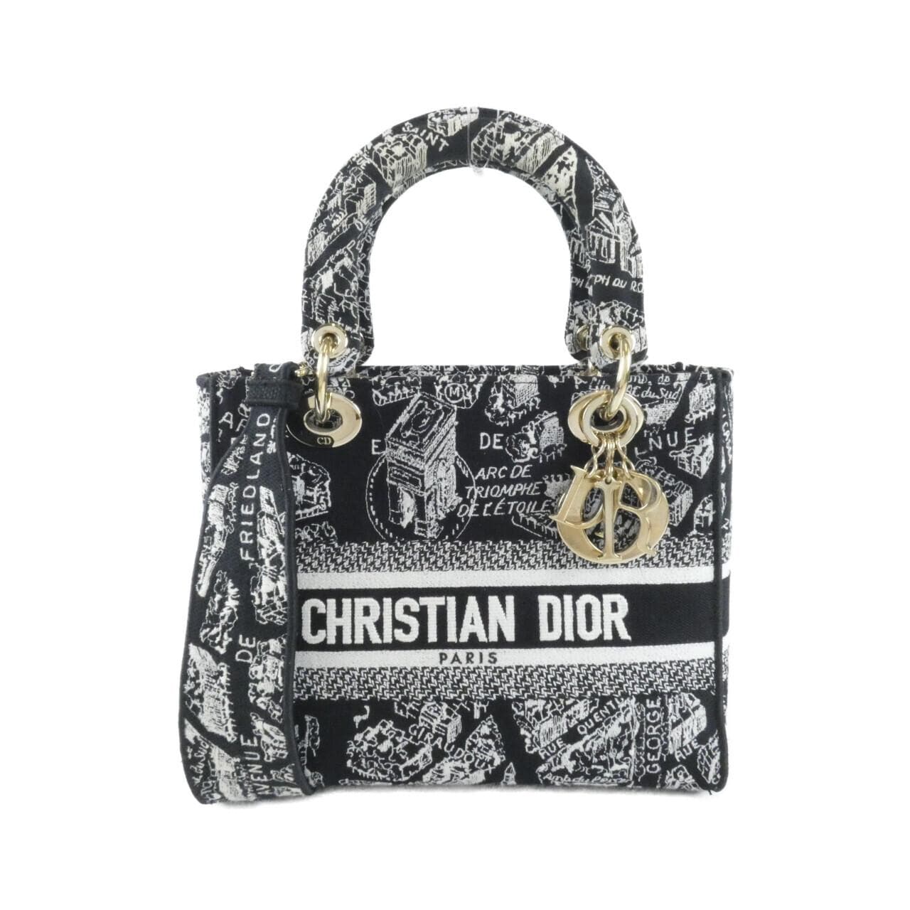 DIOR Lady Dior M0565OOMP 手提包 帆布