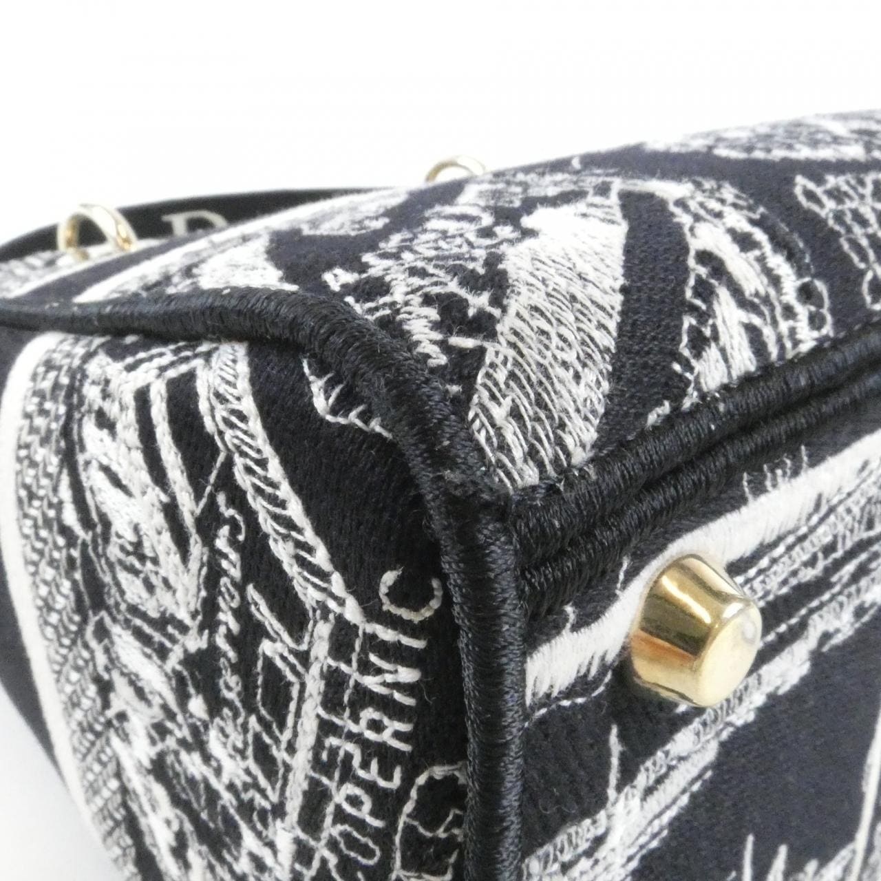 DIOR Lady Dior M0565OOMP 手提包 帆布 3