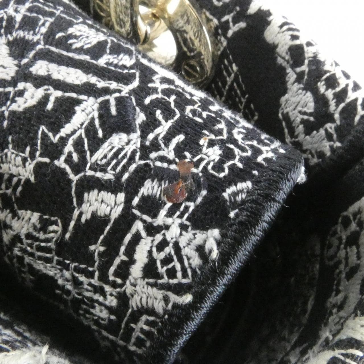 DIOR Lady Dior M0565OOMP 手提包 帆布 4