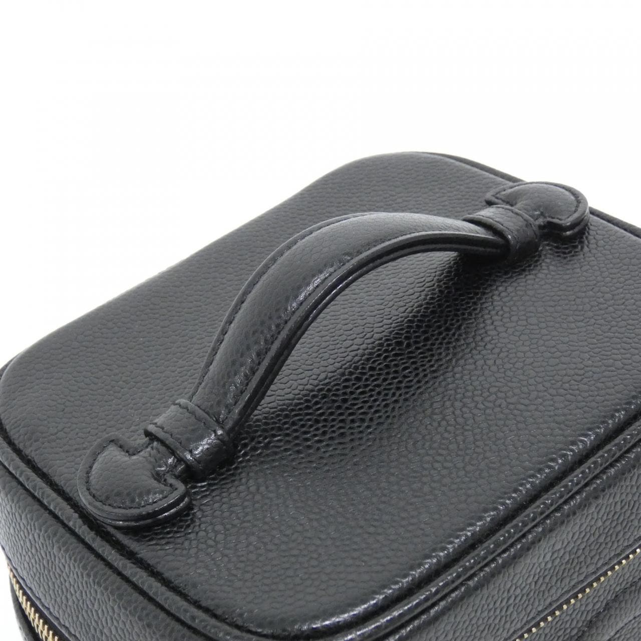 CHANEL 1998 Handbag Grained Calfskin 5